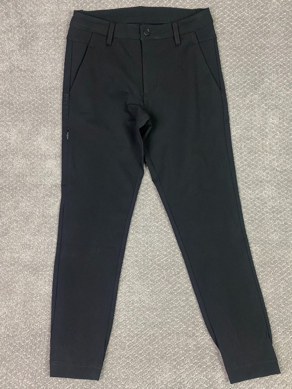 BYLT Premium Basics Everyday Joggers Pants Men's 31 Black Chino Stretch